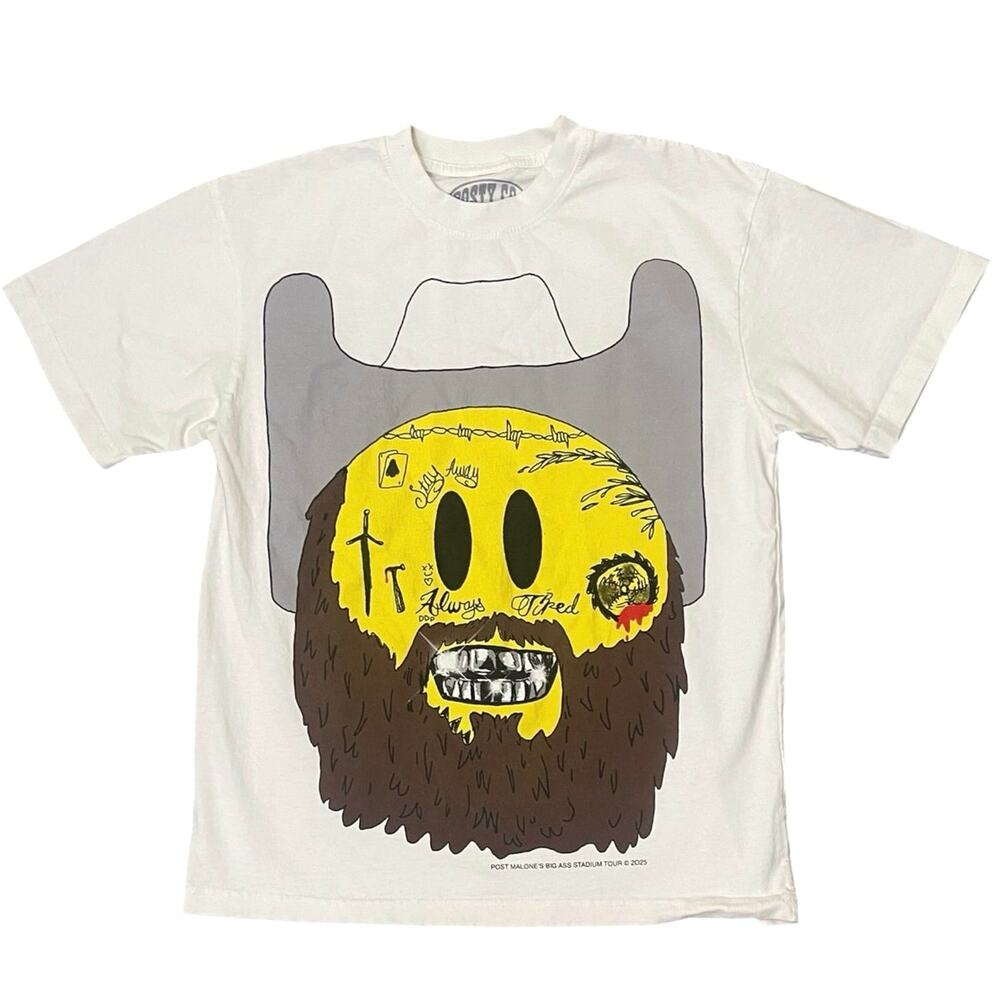 Post Malone Big Ass Stadium Tour 2025 Official Shirt Mens M Posty Co Concert
